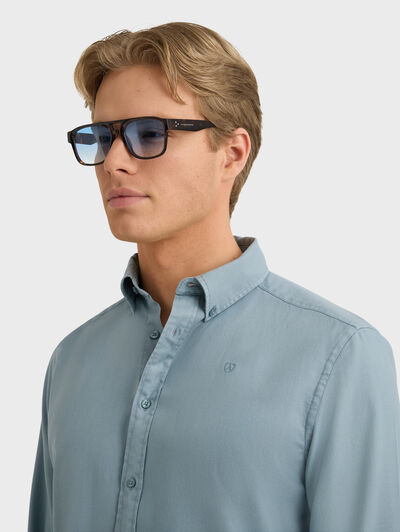 CAMISA PANAMA DYE AZUL