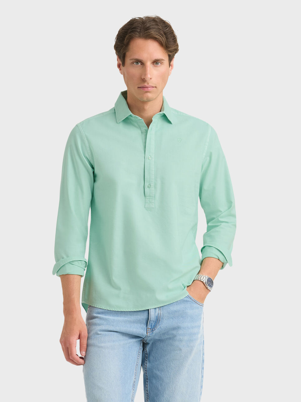 POLERA OXFORD DYE