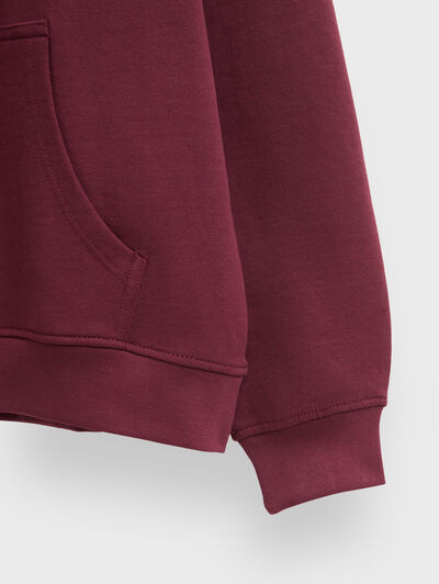 SUDADERA UNIQUE BURDEOS