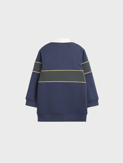 SUDADERA POLO CLUB KIDS AZUL MARINO