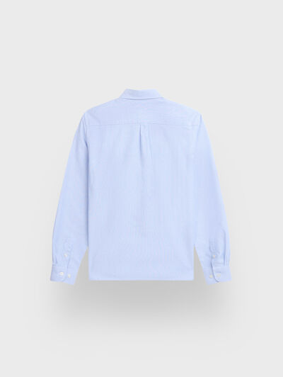 CAMISA OXFORD MIL RAYAS KIDS AZUL