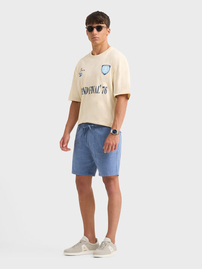 BERMUDA LINO AZUL