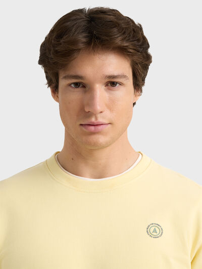SUDADERA BASIC SPRING AMARILLO