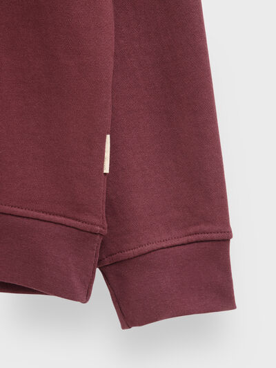 SUDADERA WANDER BURDEOS