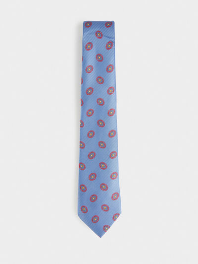 CORBATA JACQUARD MF AZUL