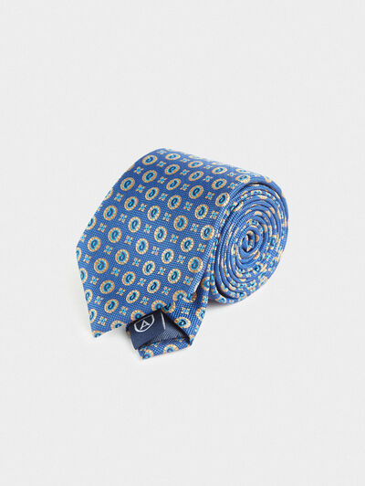 CORBATA JACQUARD MF AZUL