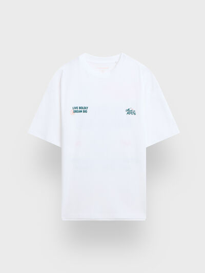 CAMISETA LIVE BLANCO