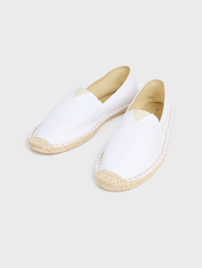 ESPADRILLES CANVAS BLANCO