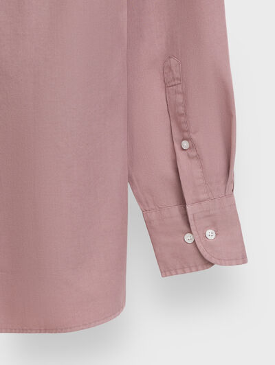 CAMISA POPELIN DYE ROSA
