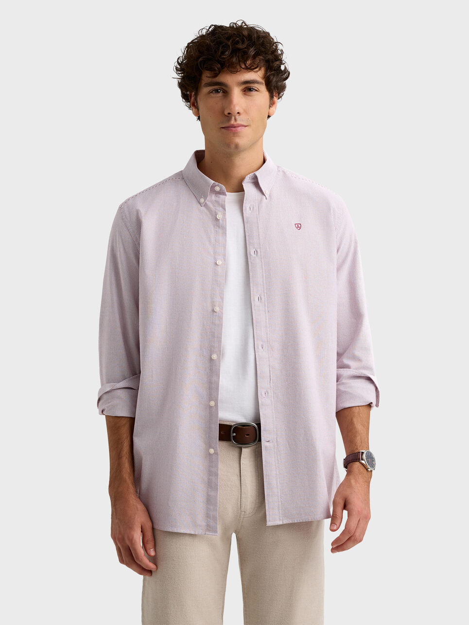CAMISA OXFORD MIL RAYAS