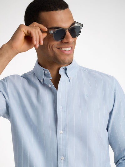CAMISA OXFORD BEACH AZUL