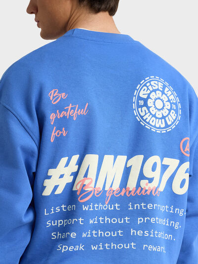 SUDADERA GENUINE AZUL