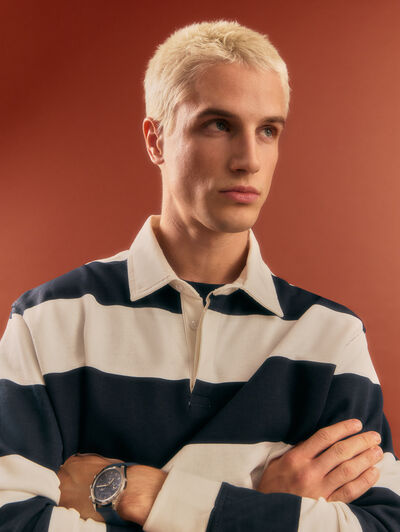 SUDADERA POLO BLANCO