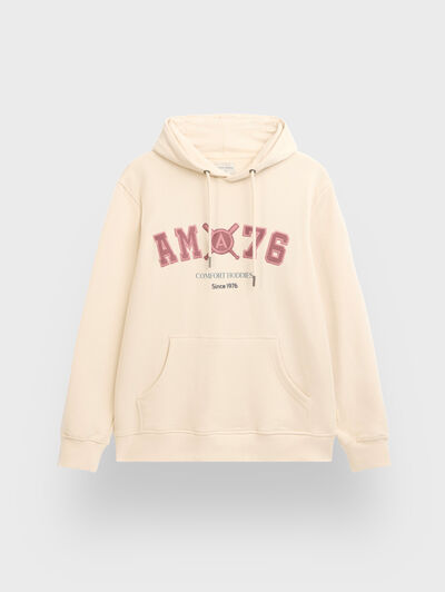 SUDADERA HODDIES BEIGE