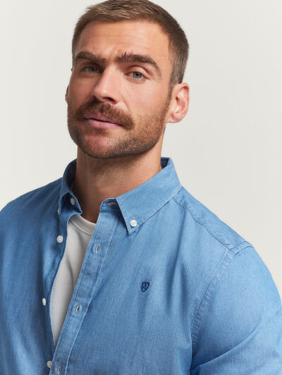 CAMISA DENIM CANUTILLO AZUL