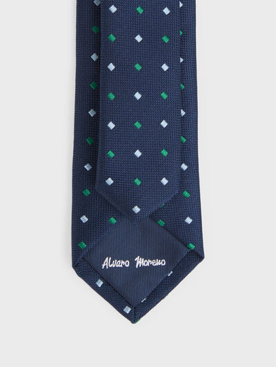 CORBATA JACQUARD MF KIDS AZUL MARINO