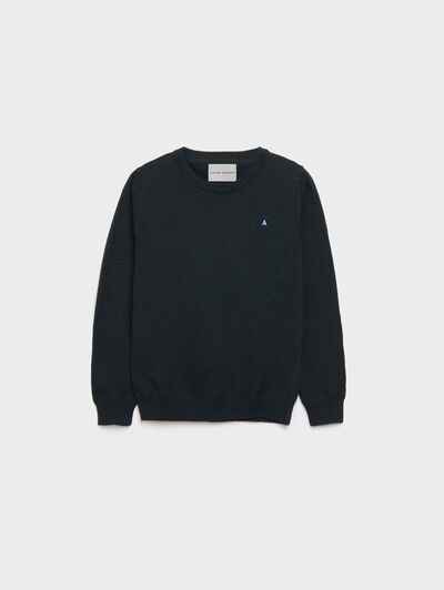 JERSEY ROUND NECK KIDS VERDE