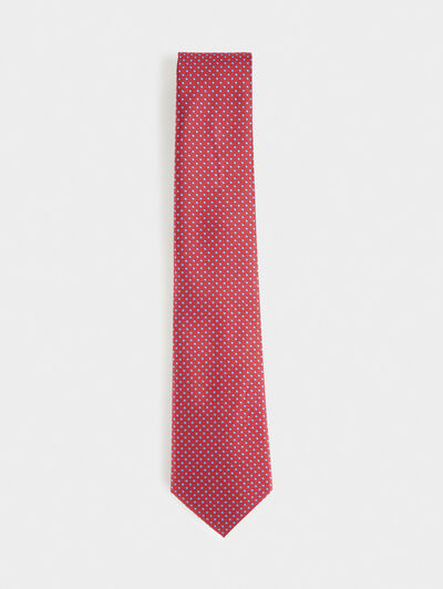 CORBATA JACQUARD MF ROJO