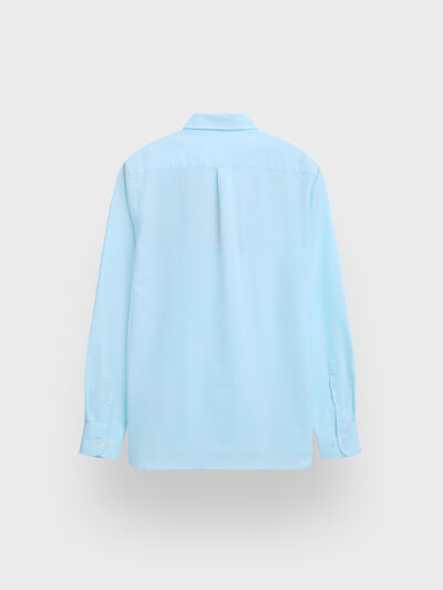 CAMISA OXFORD SOLID VERDE AGUA