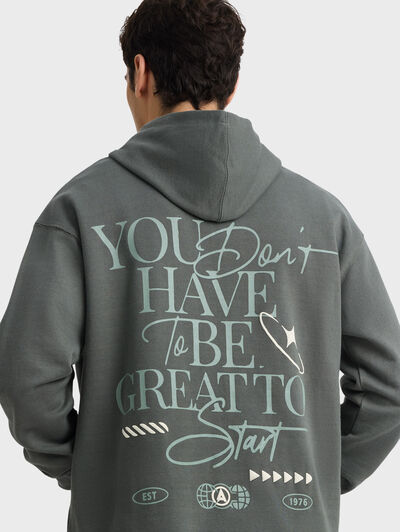 SUDADERA START VERDE