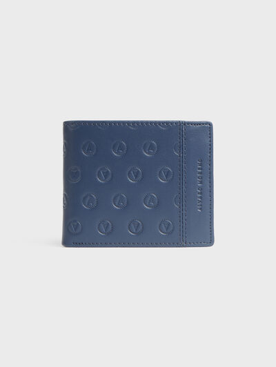 CARTERA LOGO AZUL MARINO