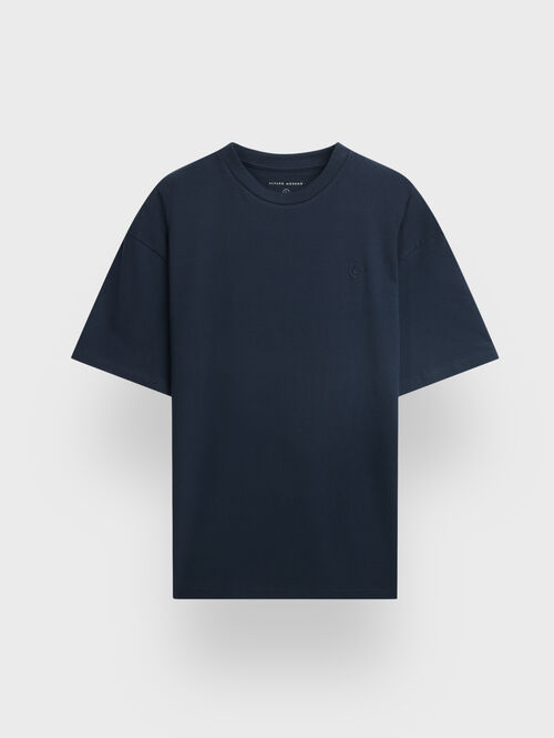 CAMISETA BASIC OVERSIZE AZUL MARINO