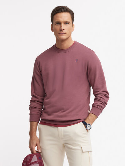 SUDADERA BASICA ROJO