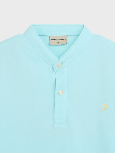 POLO MAO TRENDY TURQUESA
