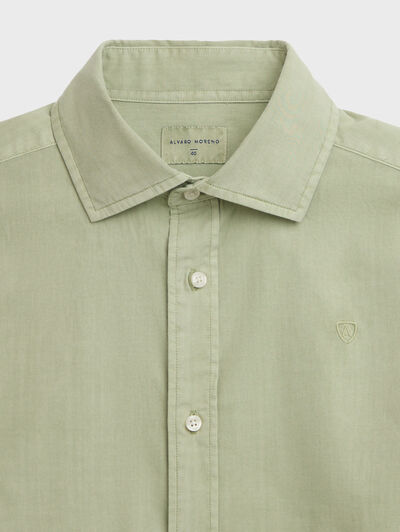 CAMISA POPELIN VERDE