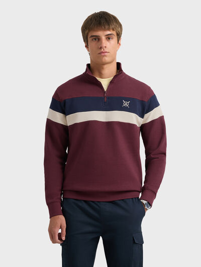 SUDADERA BROS BURDEOS