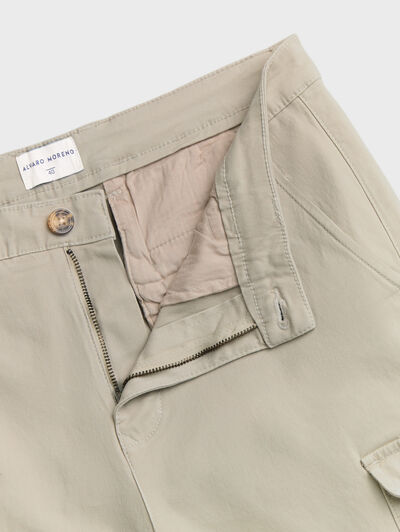 PANTALON CARGO ELVIS CRUDO