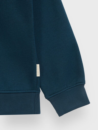 SUDADERA BASICA AZUL