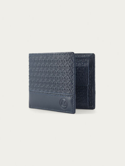 CARTERA LOGO AZUL MARINO