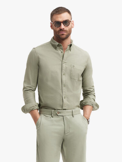 CAMISA OXFORD POCKET DYE