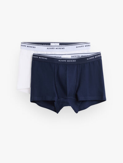 BOXER BASIC AZUL MARINO