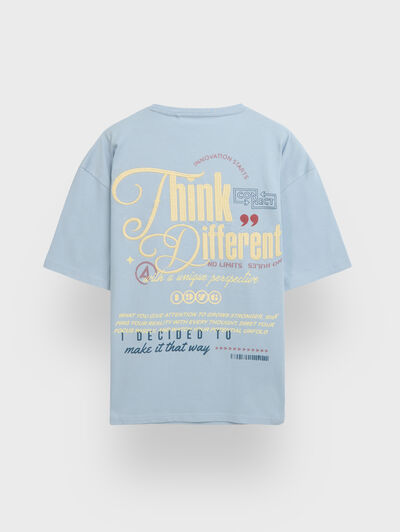 CAMISETA DECIDED AZUL