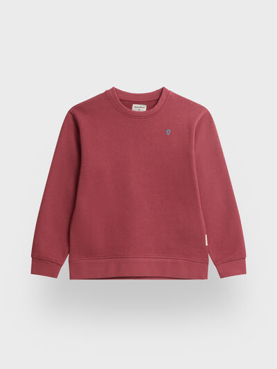 SUDADERA BASIC KIDS ROJO