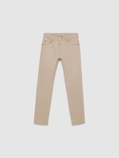 PANTALON 5 POCKETS KIDS BEIGE