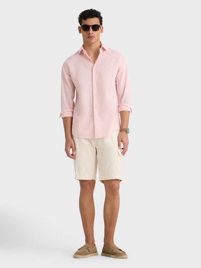 CAMISA LINO ALEX SALM&Oacute;N