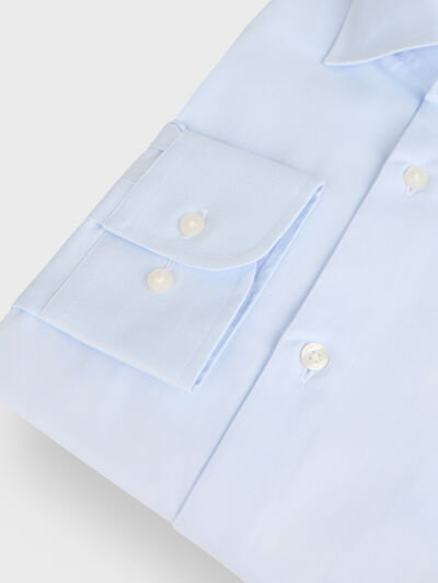 CAMISA MISTER HERRINGBONE CELESTE