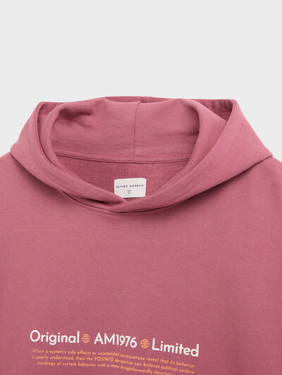 SUDADERA FOREVER ROJO