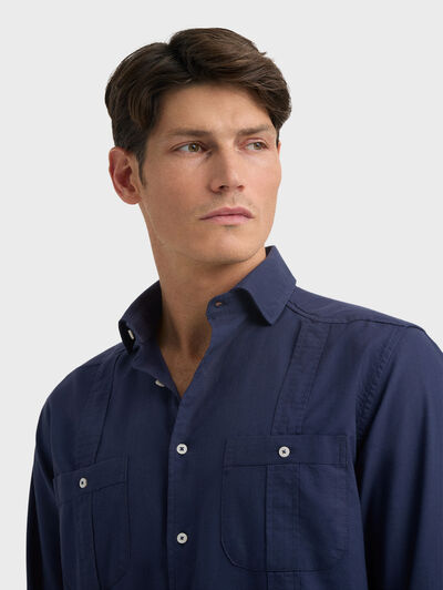 CUBANA OXFORD AZUL MARINO