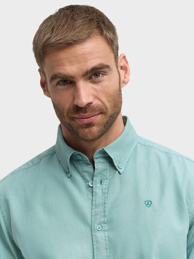 CAMISA PANAMA DYE TURQUESA