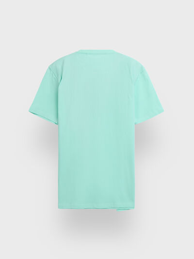 CAMISETA PATCH VERDE AGUA