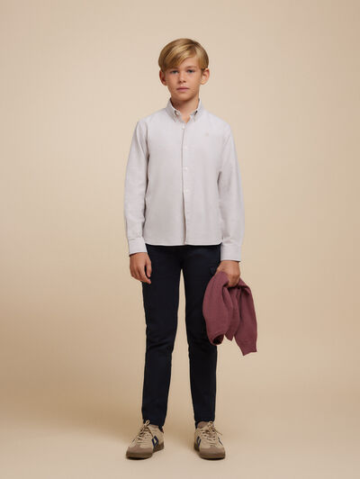 CAMISA OXFORD SOLID KIDS