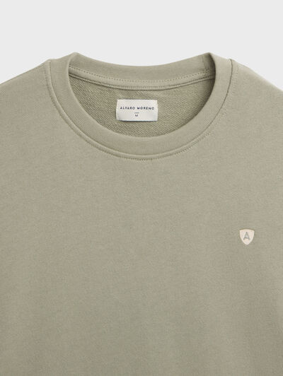 SUDADERA BASICA VERDE