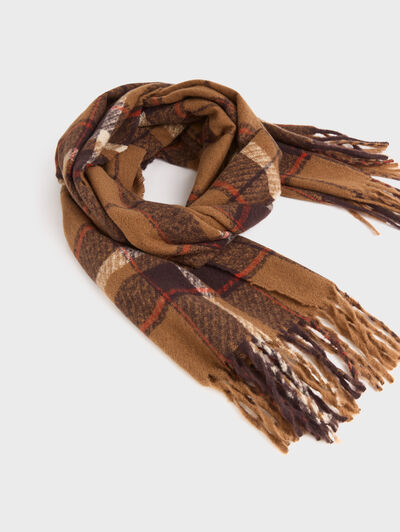 BUFANDA CHECKS CAMEL