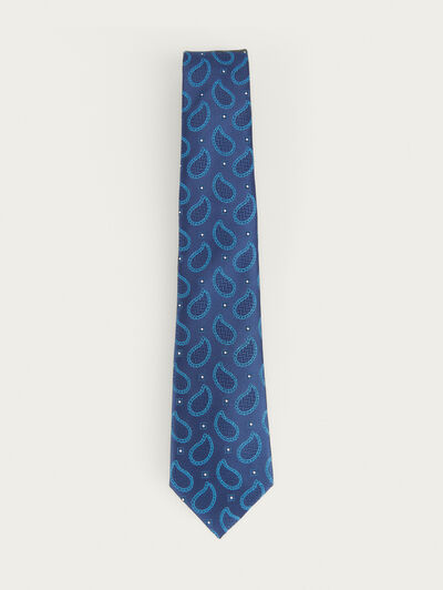 CORBATA JACQUARD MF AZUL
