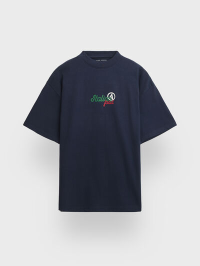 CAMISETA ITALIA AZUL MARINO
