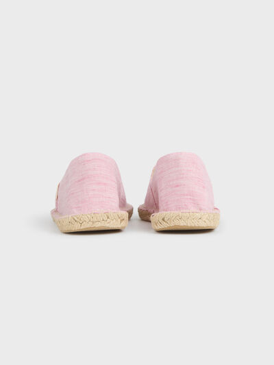ESPADRILLES LINEN ROSA